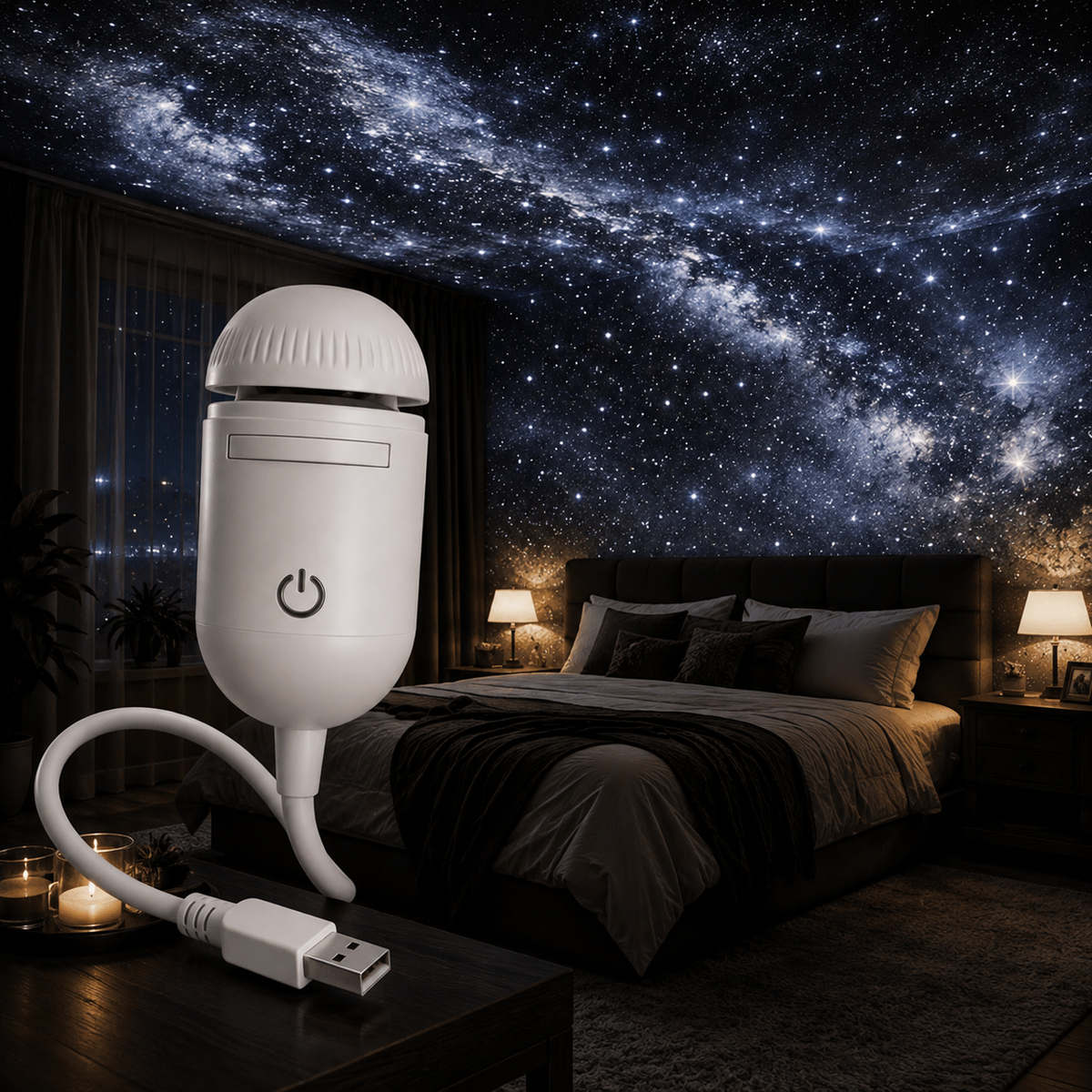 MOONIX Dream Projector galaxy bedroom