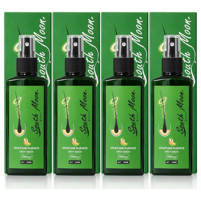 Four bottles of South Moon ginger hair serum: buy two, get two free
