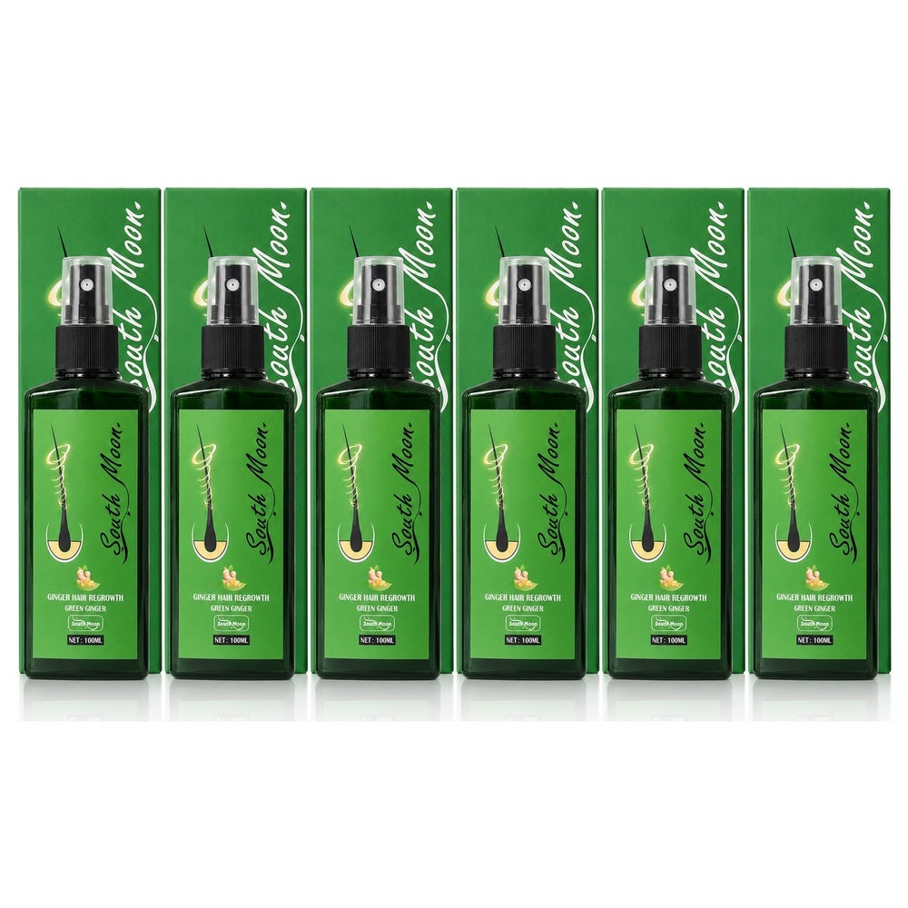 Six bottles of South Moon ginger hair serum: buy three, get three free